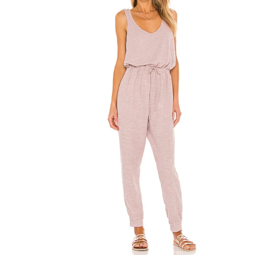 Free People Beach Bicoastal Romper Mauve (S)